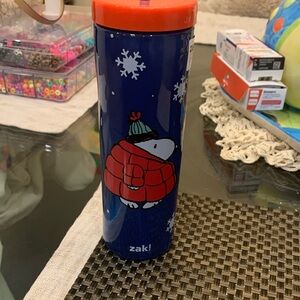 Blue and Red Insulated Tumbler